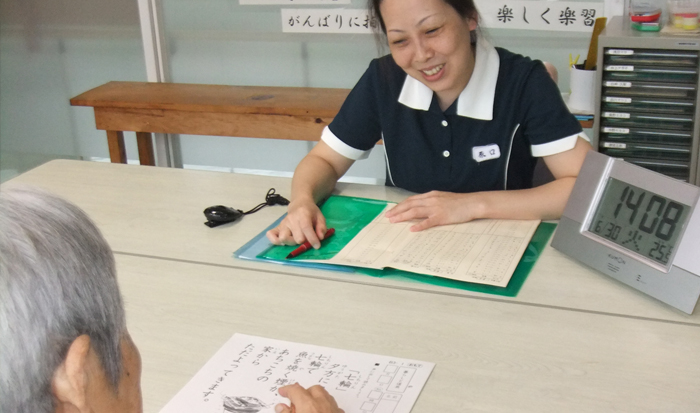 学習療法の様子